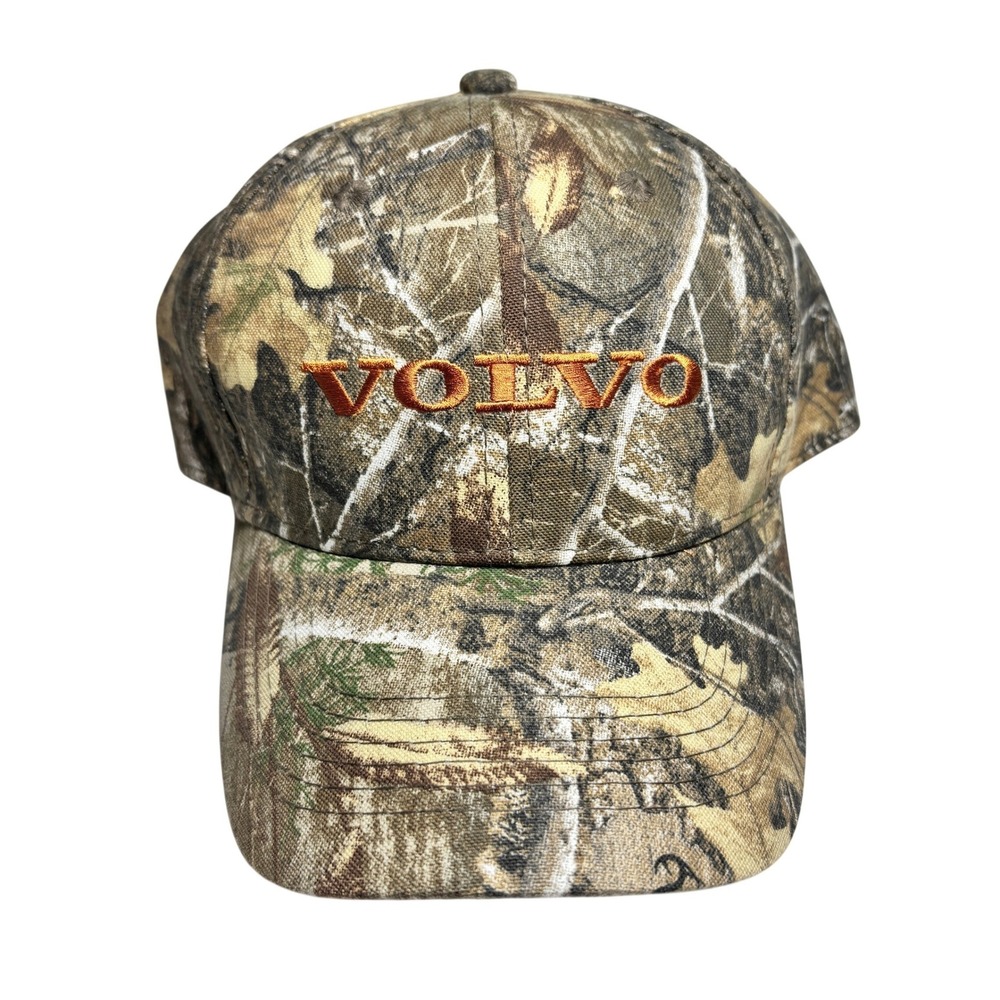 Volvo Bruckners Truck Camo Baseball Hat RealTree Edge Embroidered Cap Adjustable